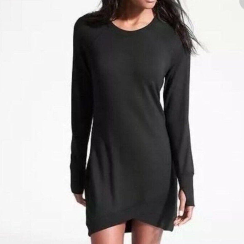 Athleta Criss Cross Soft Pullover Dress Medium